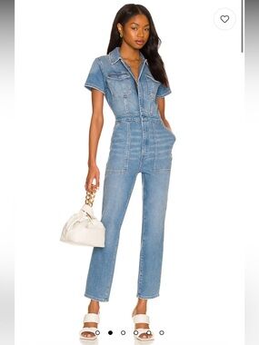 Good American Fit for Success Jumpsuit in Blue274 Sz 2/Medium